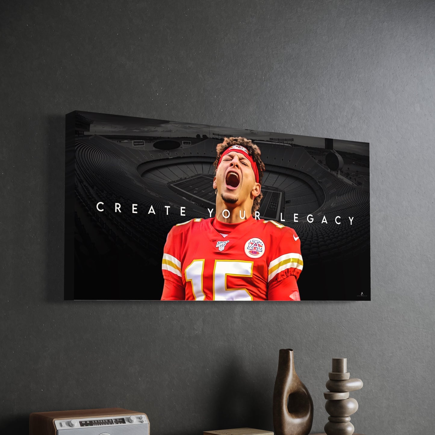 PATRICK MAHOMES CANVAS "CREATE YOUR LEGACY"