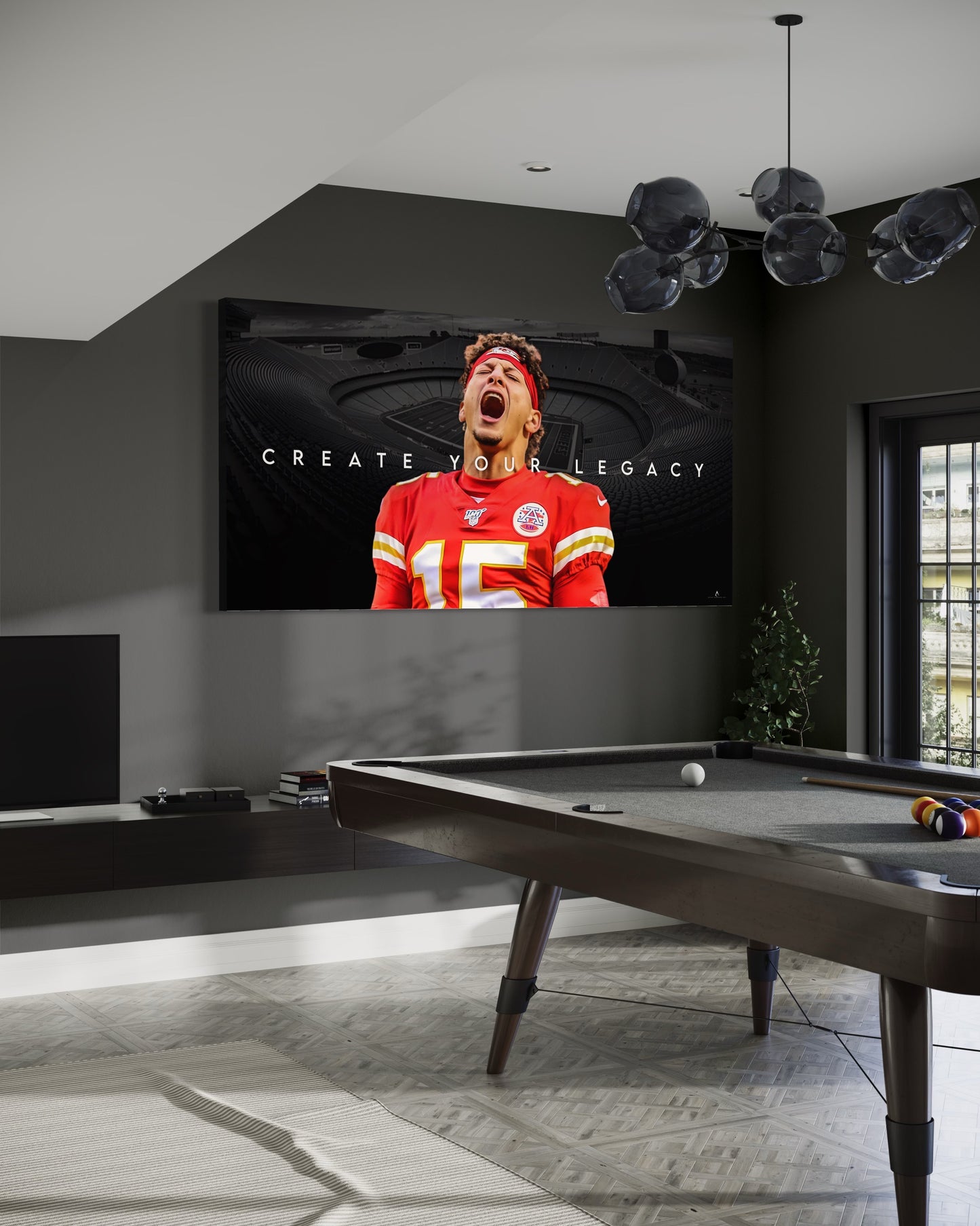 PATRICK MAHOMES CANVAS "CREATE YOUR LEGACY"