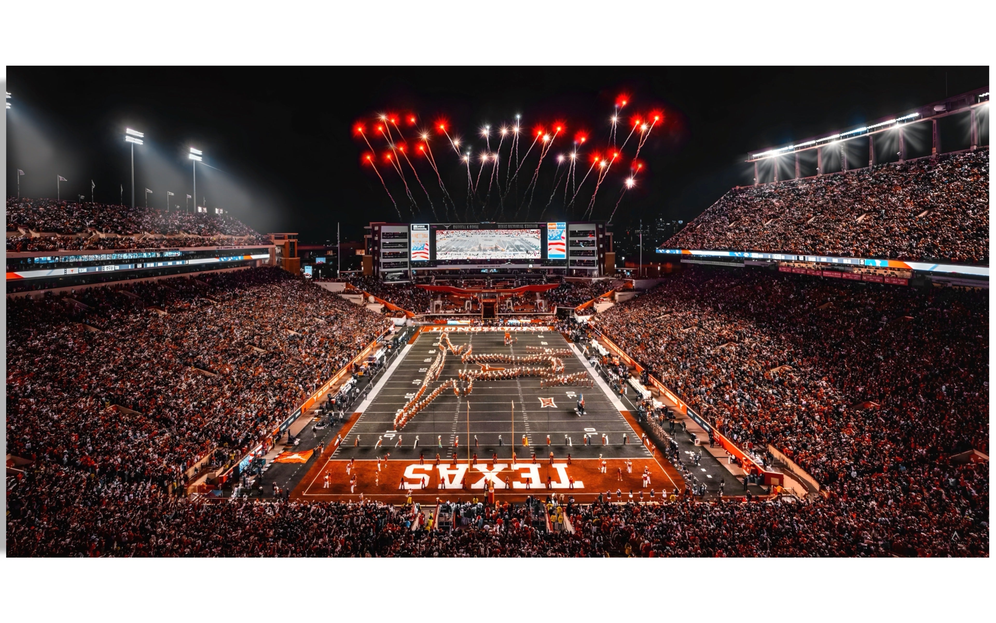 TEXAS LONGHORNS CANVAS