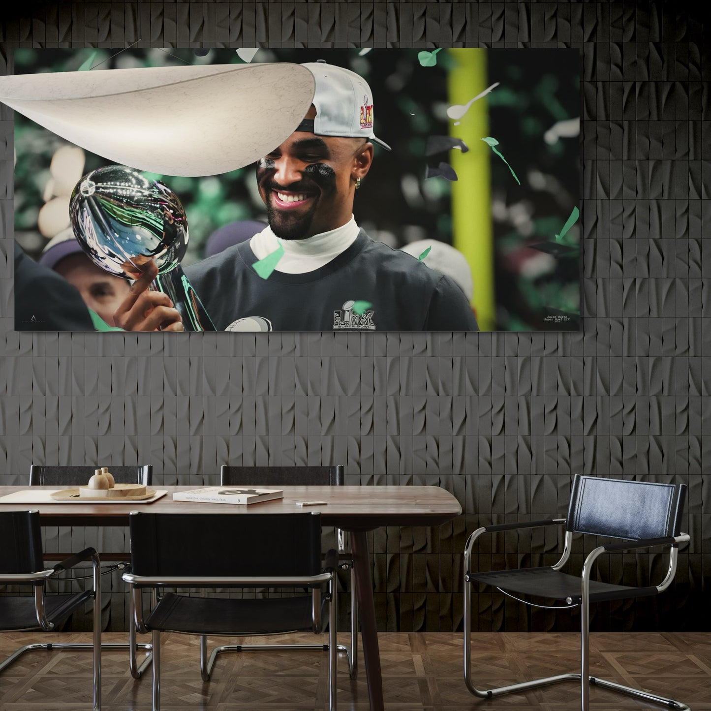 JALEN HURTS CANVAS "THE HURTS ERA" PHILADELPHIA EAGLES SUPER BOWL LIX
