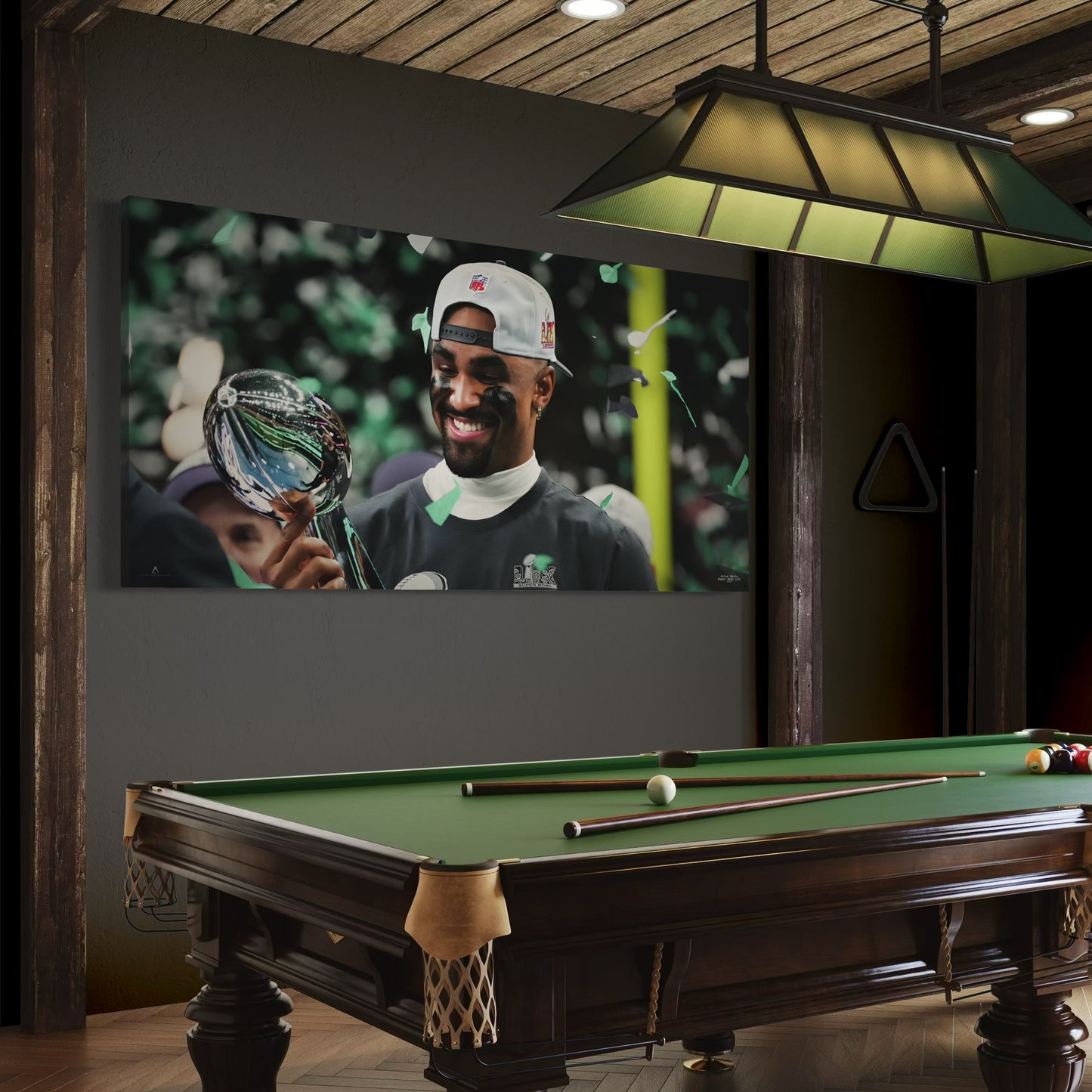 JALEN HURTS CANVAS "THE HURTS ERA" PHILADELPHIA EAGLES SUPER BOWL LIX