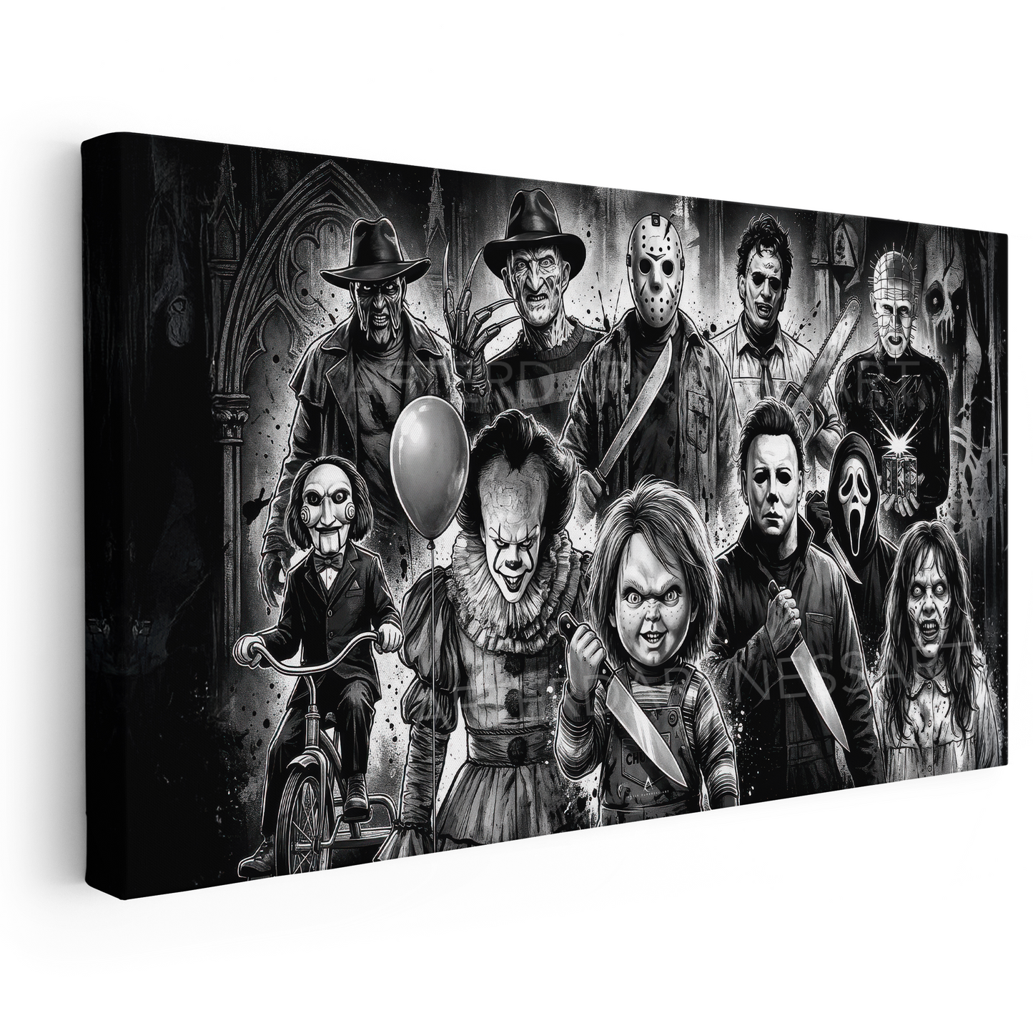 HORROR MOVIE LEGENDS CANVAS "FOREVER FEARED"