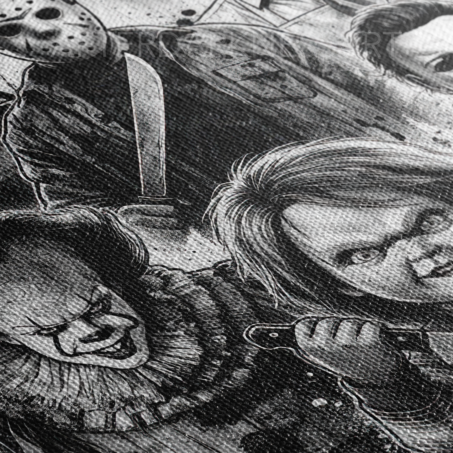 HORROR MOVIE LEGENDS CANVAS "FOREVER FEARED"