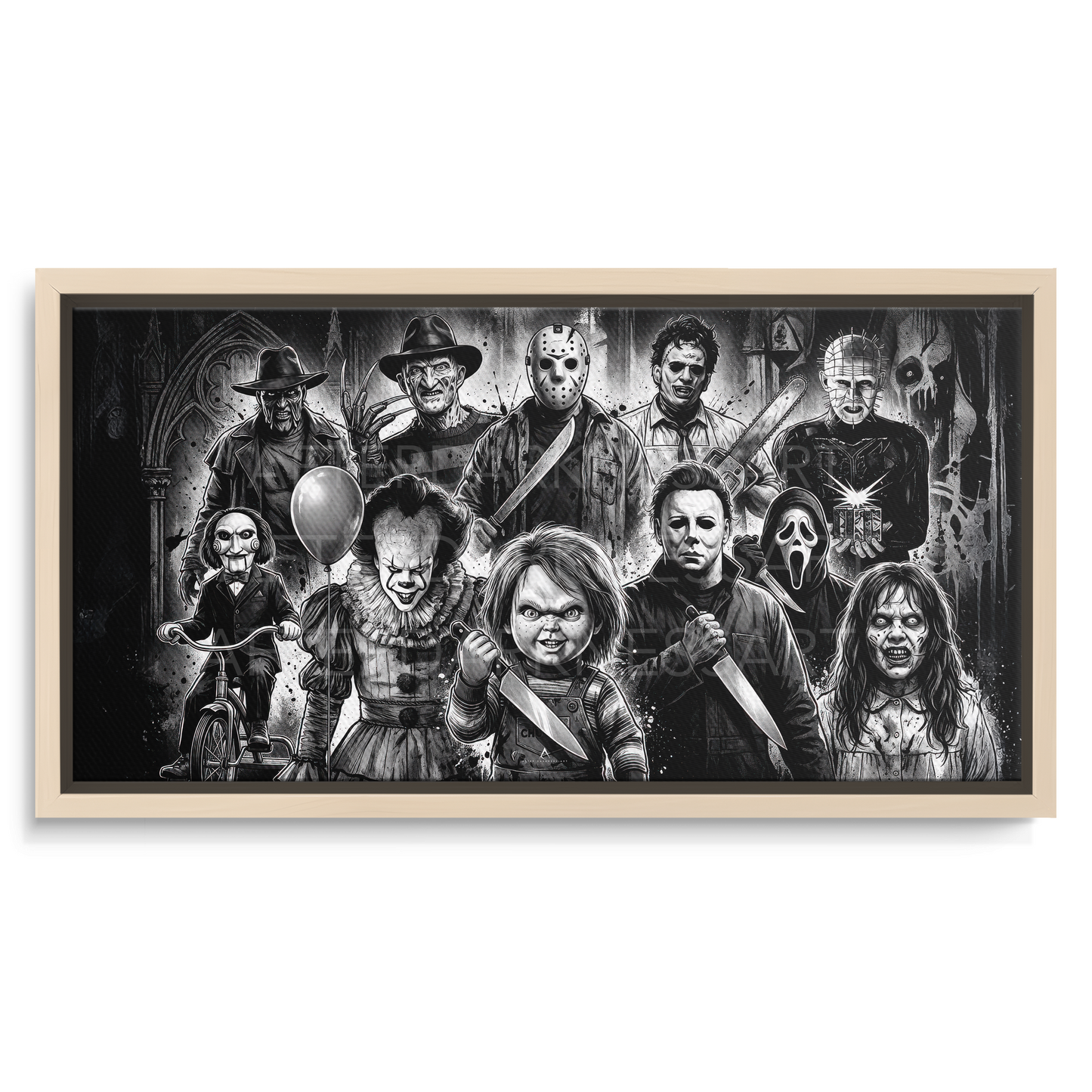 HORROR MOVIE LEGENDS CANVAS "FOREVER FEARED"