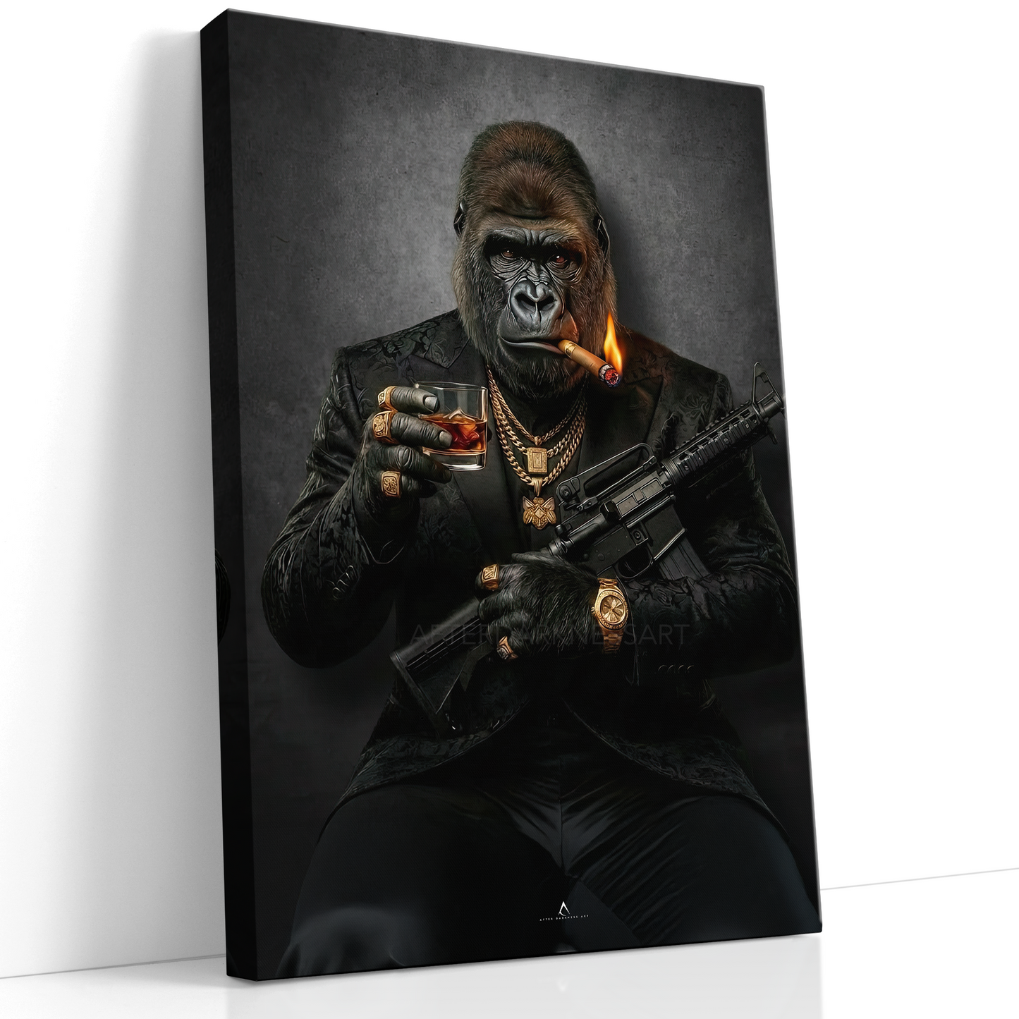 GORILLA CANVAS "PRIMAL AUTHORITY"