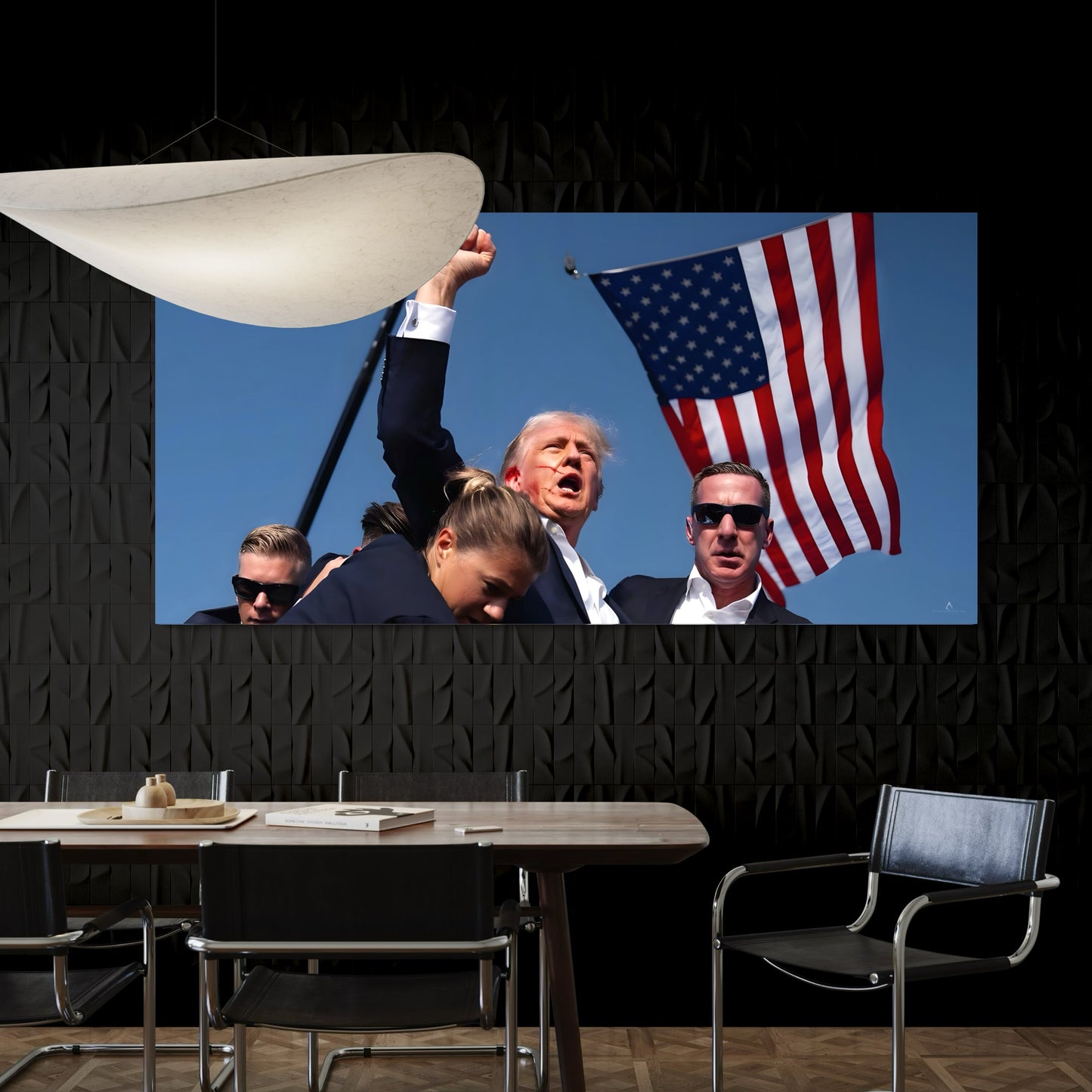 DONALD TRUMP CANVAS “FIGHT” ASSASSINATION ATEMPT