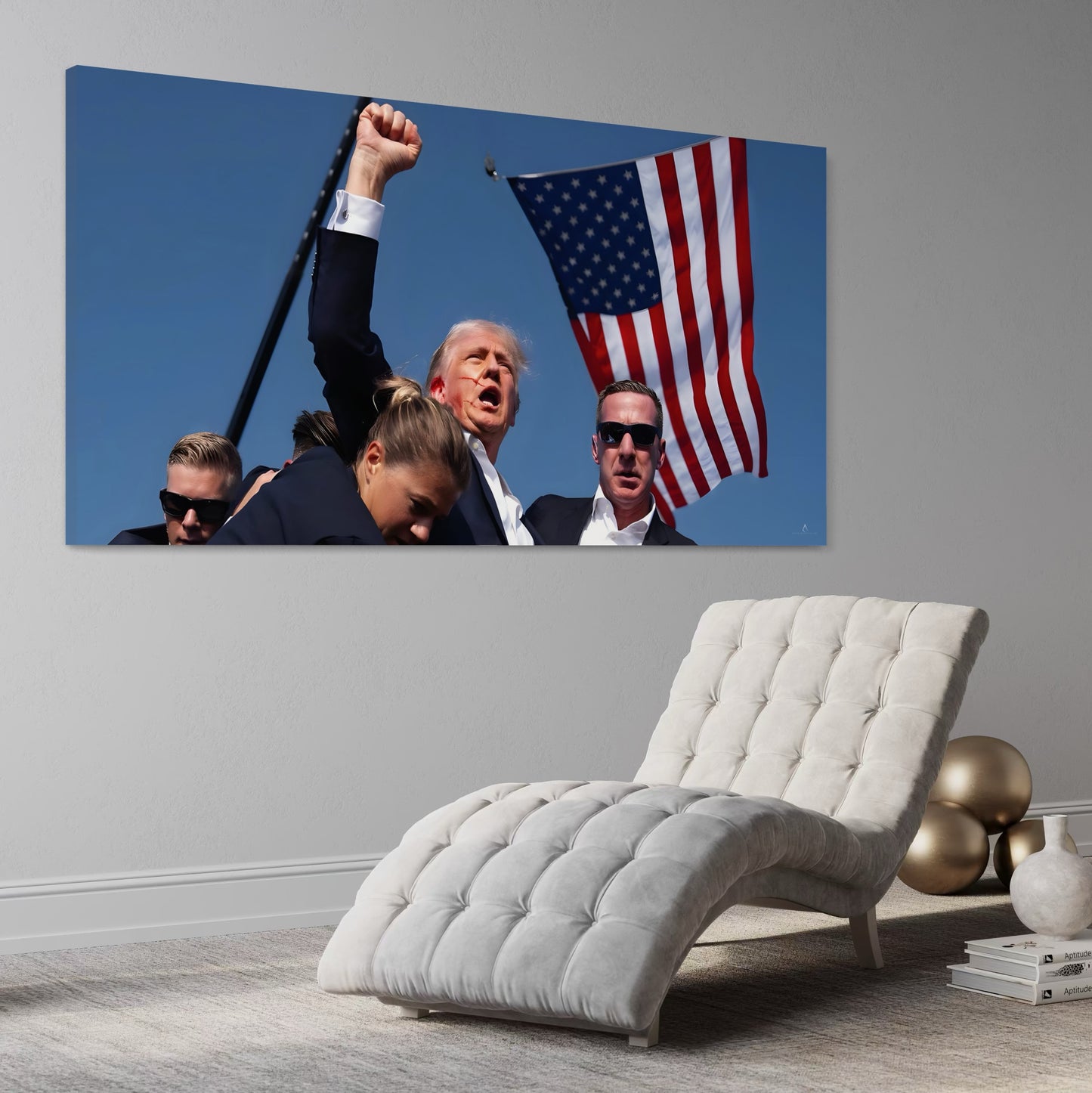 DONALD TRUMP CANVAS “FIGHT” ASSASSINATION ATEMPT