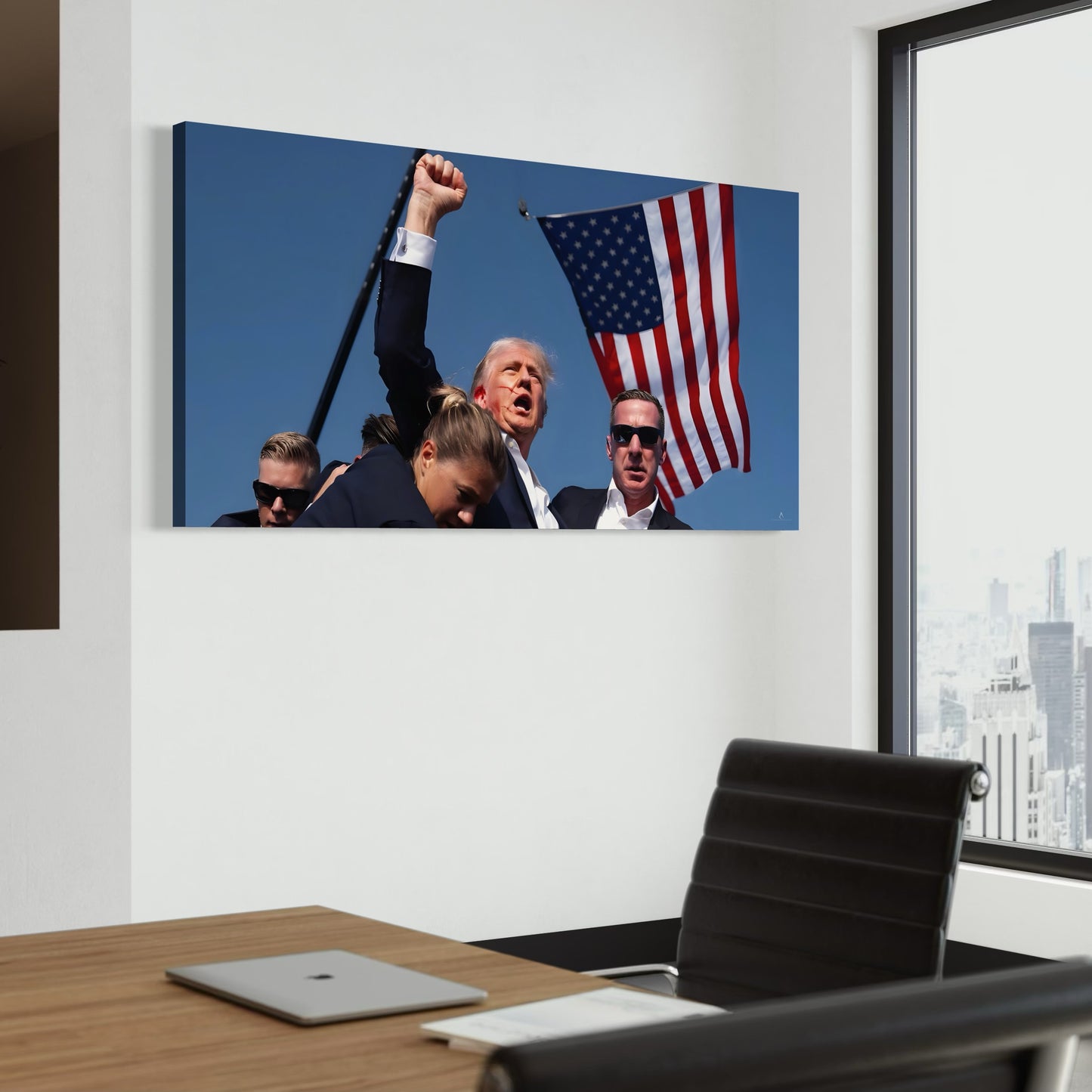 DONALD TRUMP CANVAS “FIGHT” ASSASSINATION ATEMPT