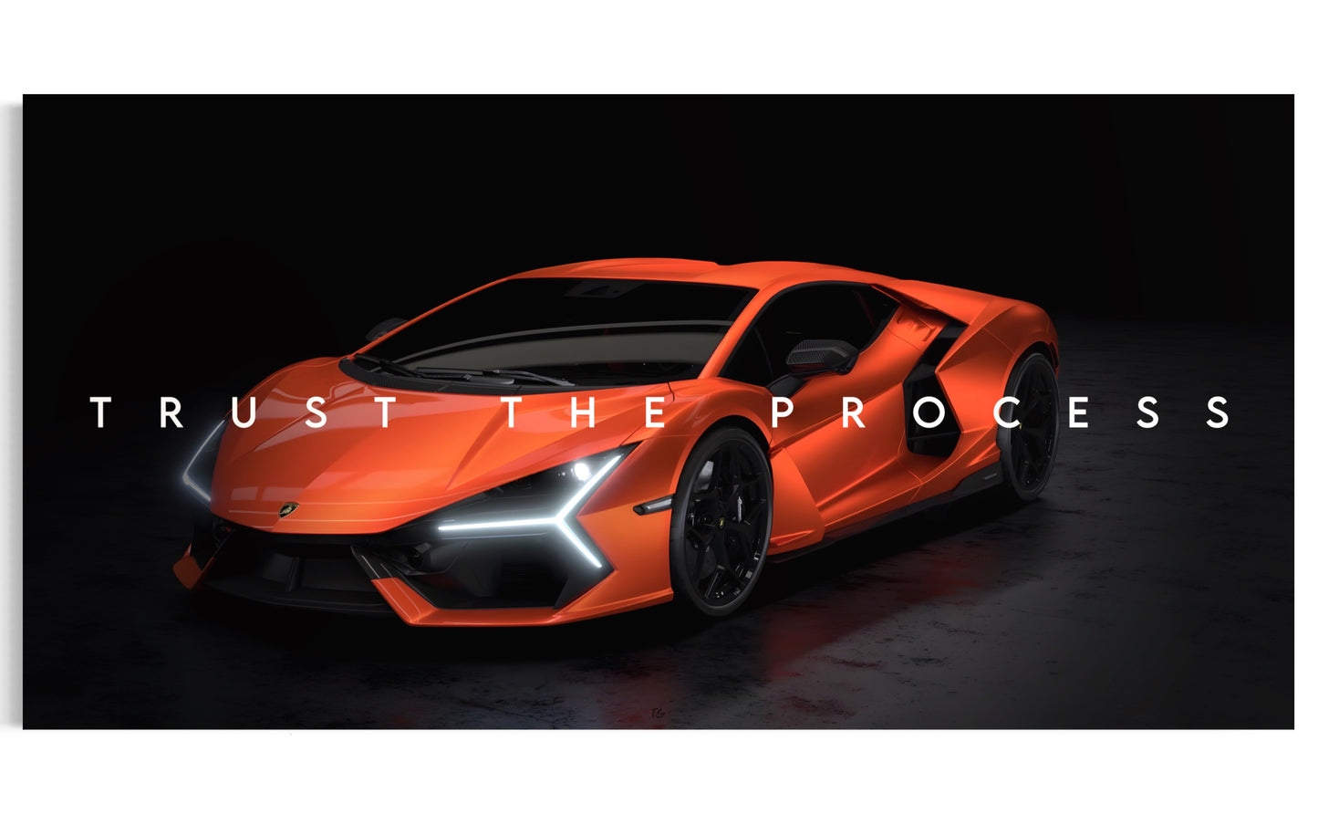 LAMBO CANVAS - TRUST THE PROCESS