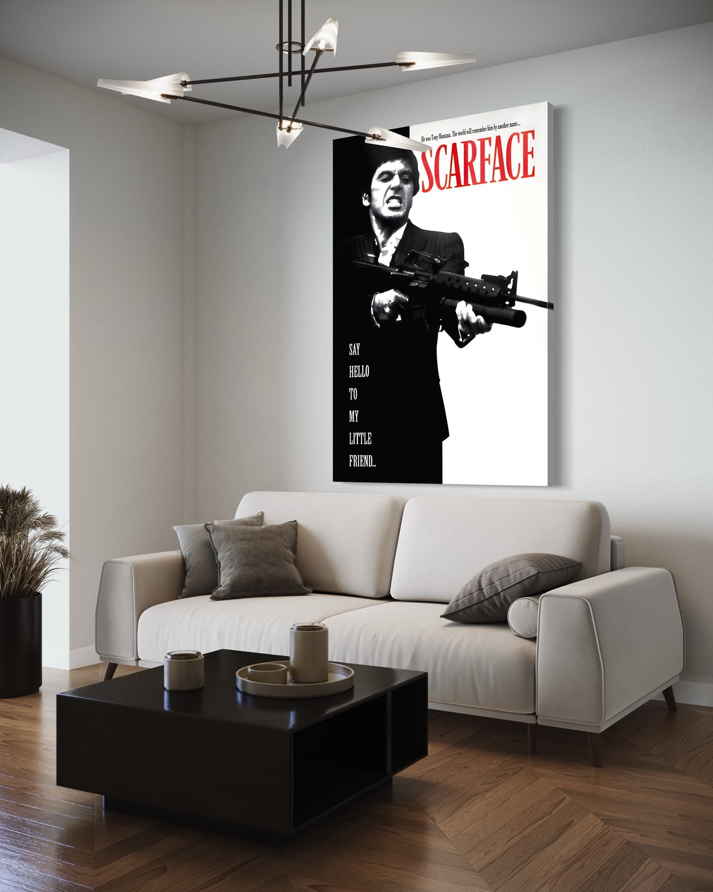 SCARFACE TONY MONTANA "MOVIE CART ART 1"