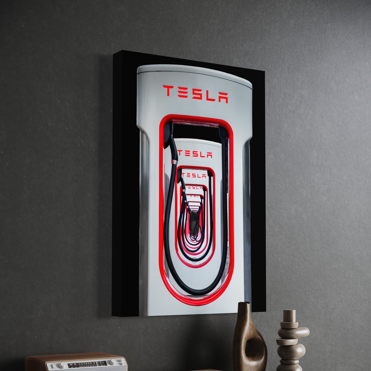 "CHARGE THE WORLD" SUPERCHARGER CANVAS