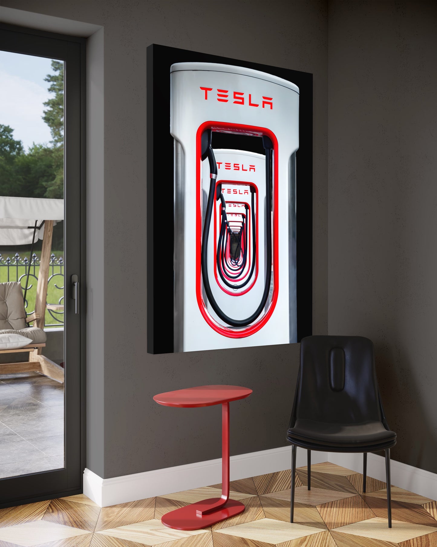 "CHARGE THE WORLD" SUPERCHARGER CANVAS