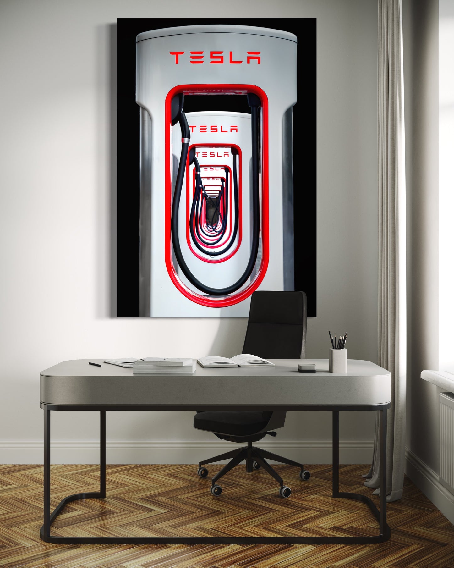 "CHARGE THE WORLD" SUPERCHARGER CANVAS