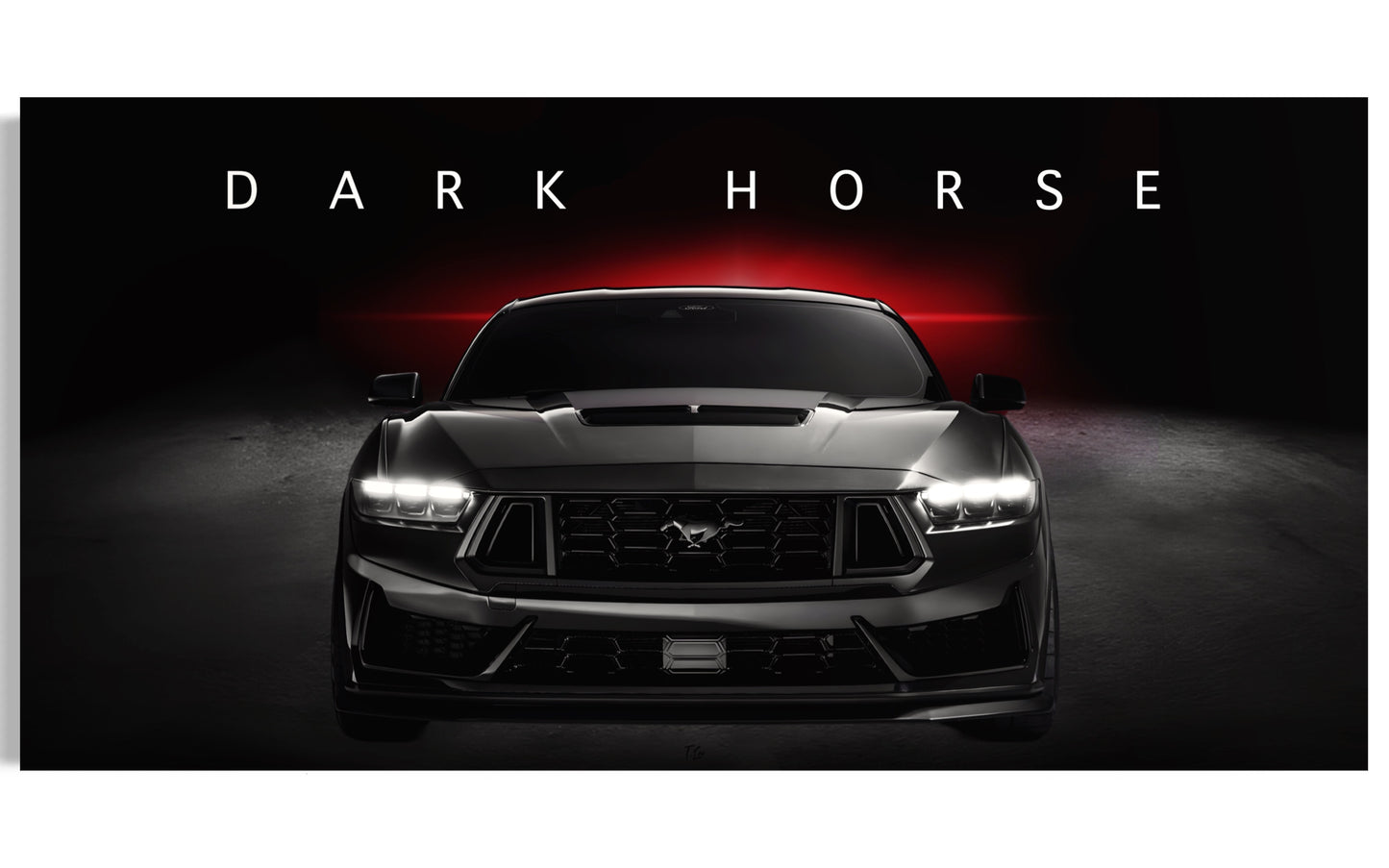 MUSTANG DARK HORSE CANVAS "DARK HORSE"