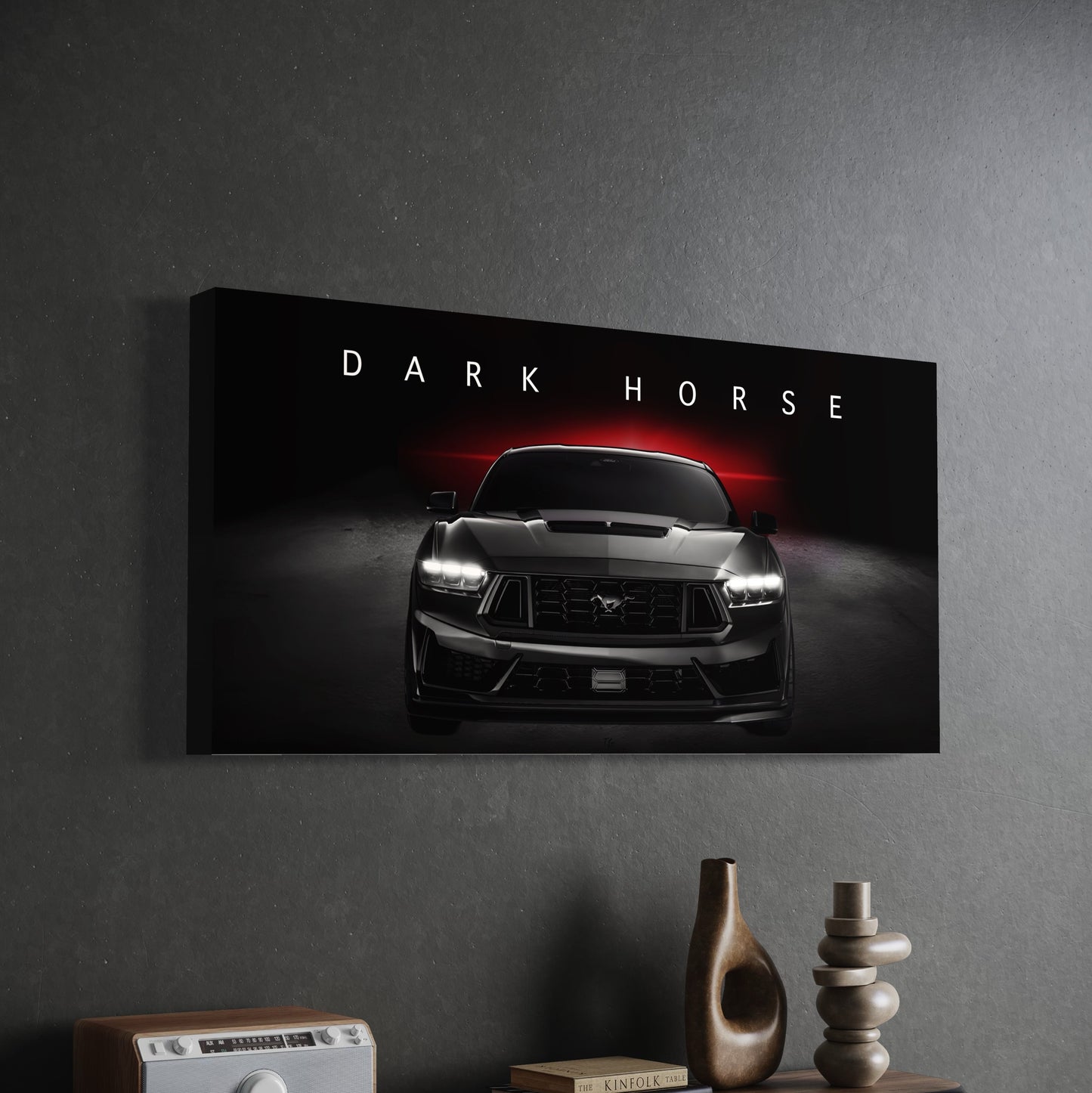 MUSTANG DARK HORSE CANVAS "DARK HORSE"