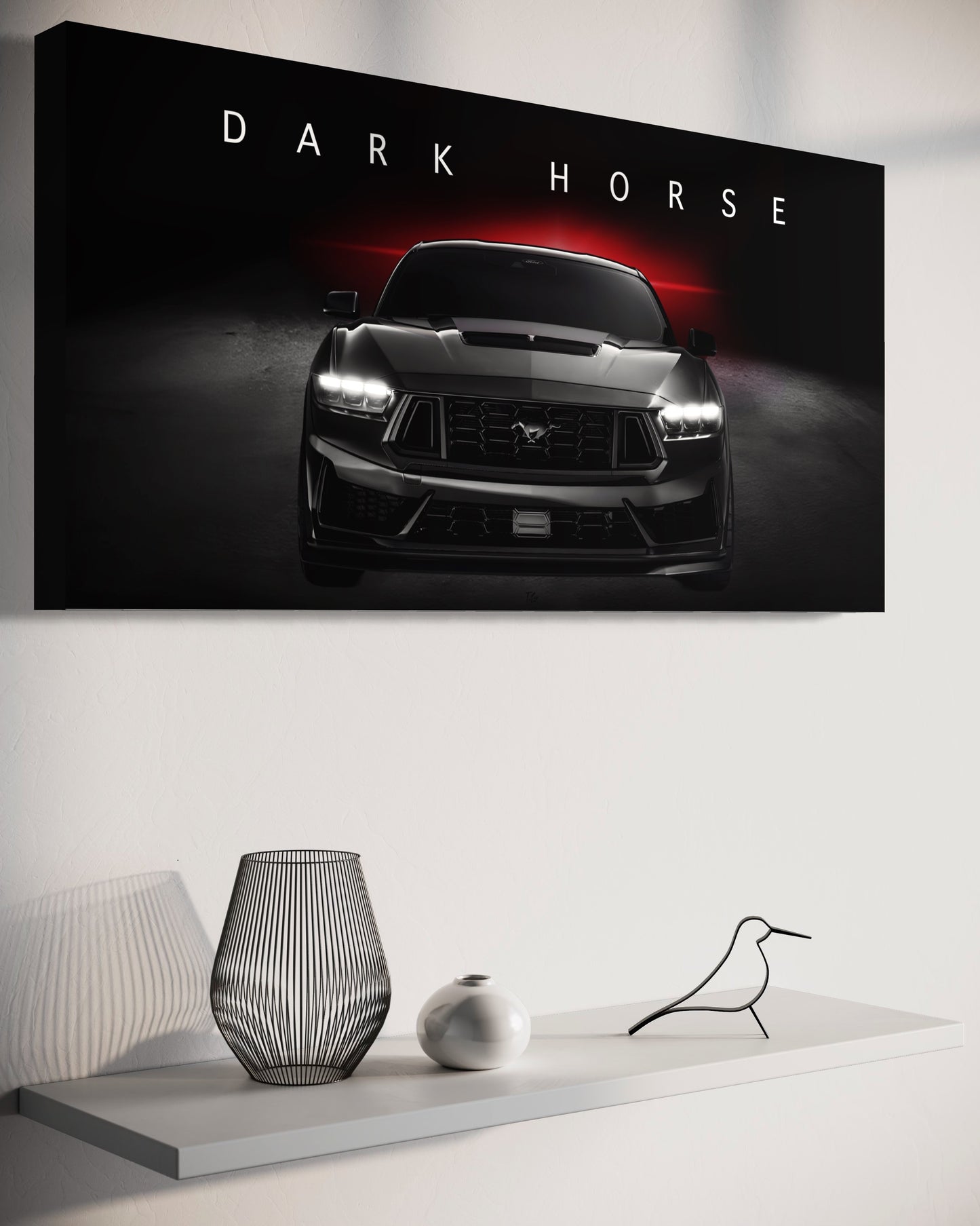 MUSTANG DARK HORSE CANVAS "DARK HORSE"