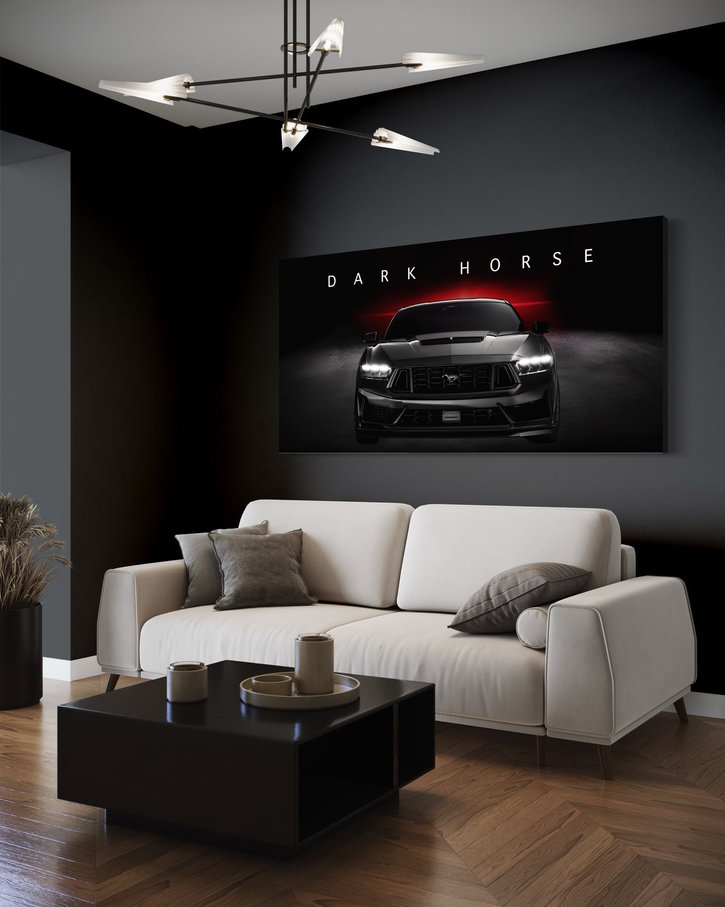 MUSTANG DARK HORSE CANVAS "DARK HORSE"