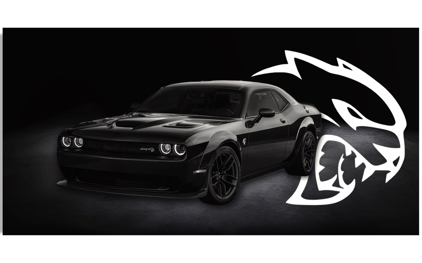 HELLCAT CHALLENGER CANVAS "SHADOW BEAST"