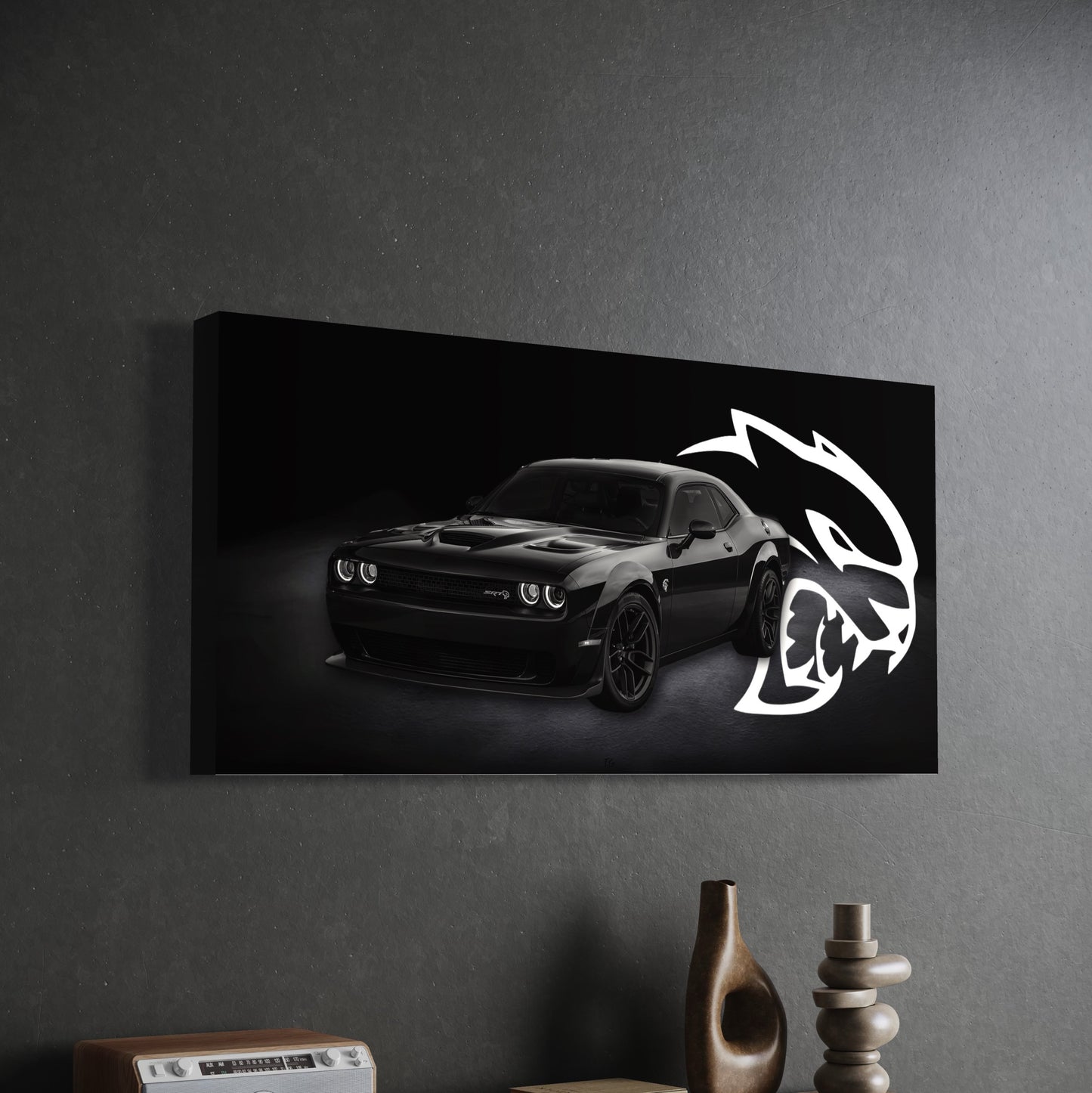 HELLCAT CHALLENGER CANVAS "SHADOW BEAST"