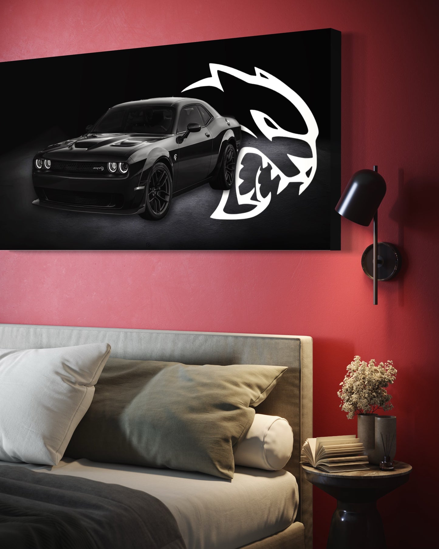 HELLCAT CHALLENGER CANVAS "SHADOW BEAST"