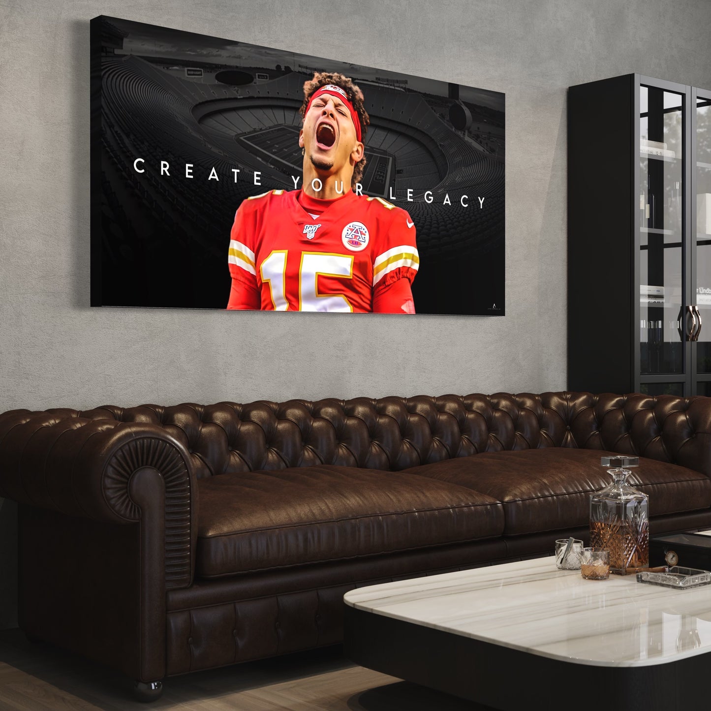 PATRICK MAHOMES CANVAS "CREATE YOUR LEGACY"