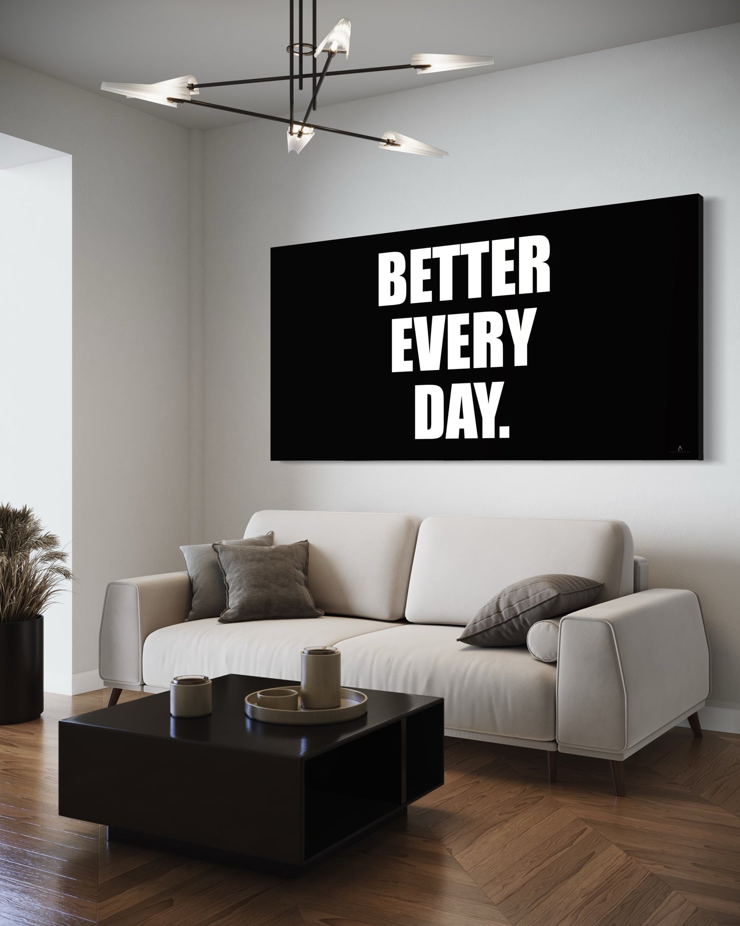 "BETTER EVERY DAY" CANVAS WALL ART