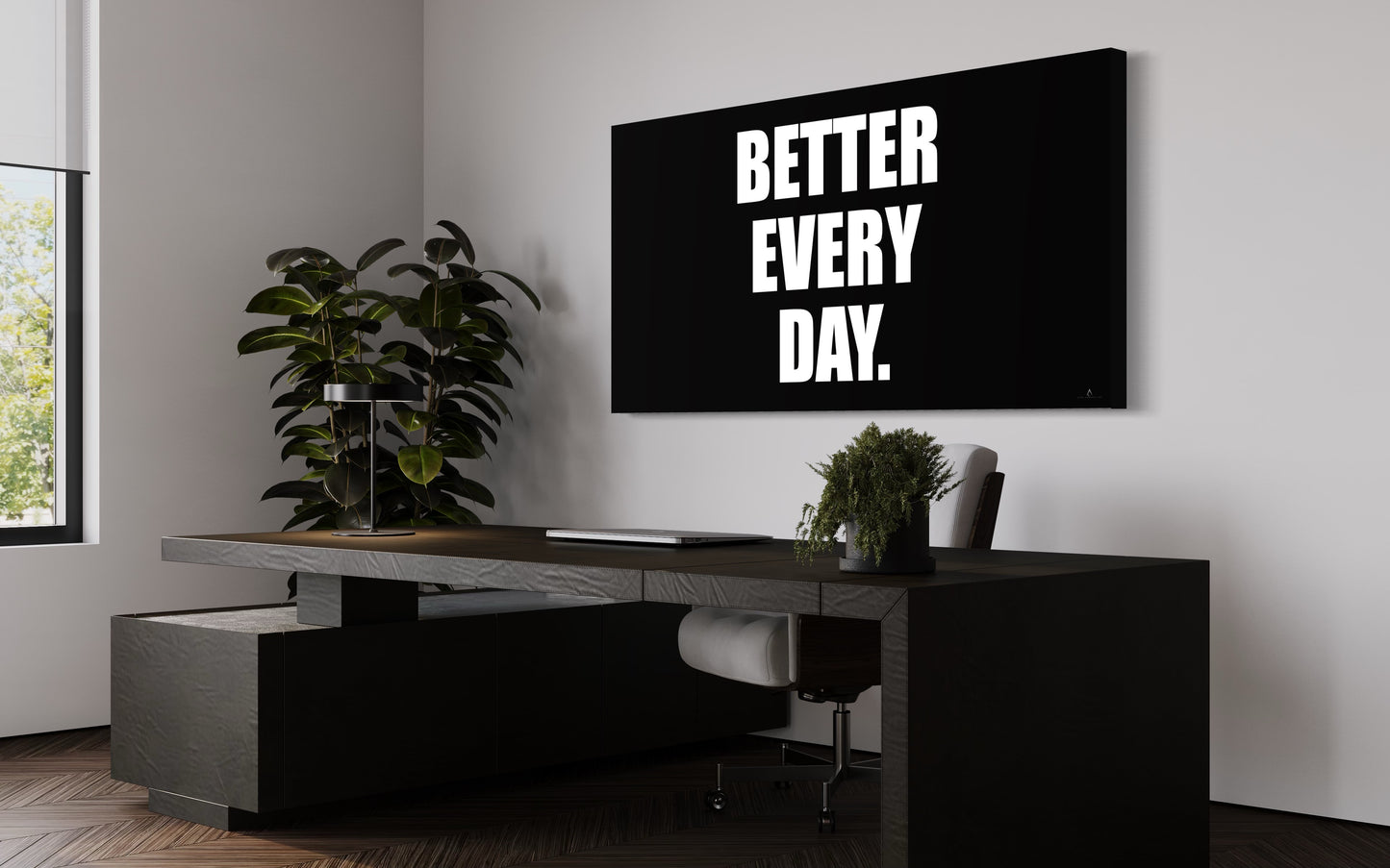 "BETTER EVERY DAY" CANVAS WALL ART