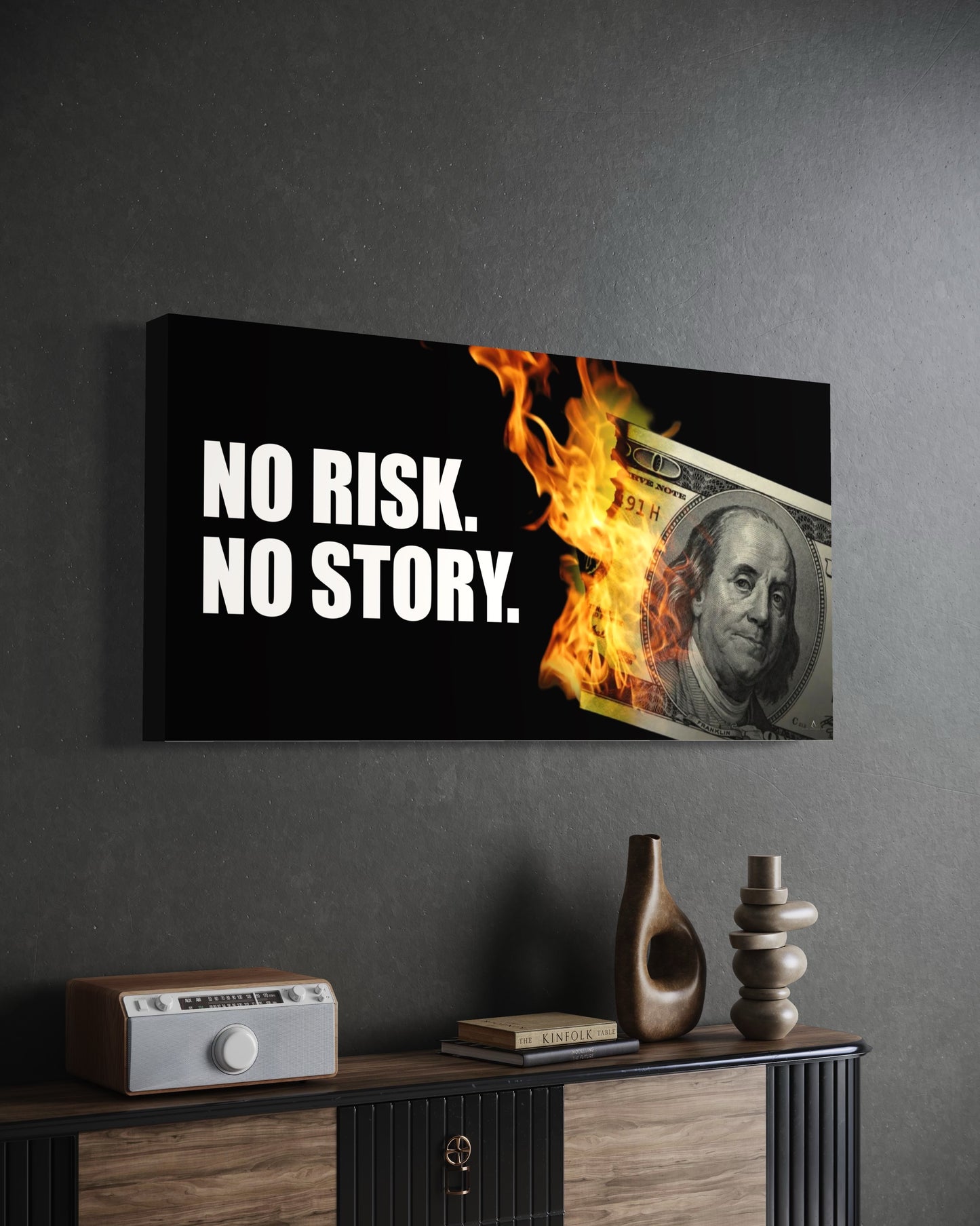 NO RISK NO STORY BURNING BENJAMIN