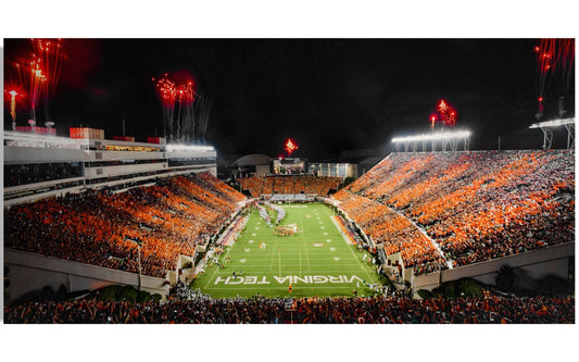 VIRGINIA TECH HOKIES CANVAS "HOKIE GLORY" LANE STADIUM