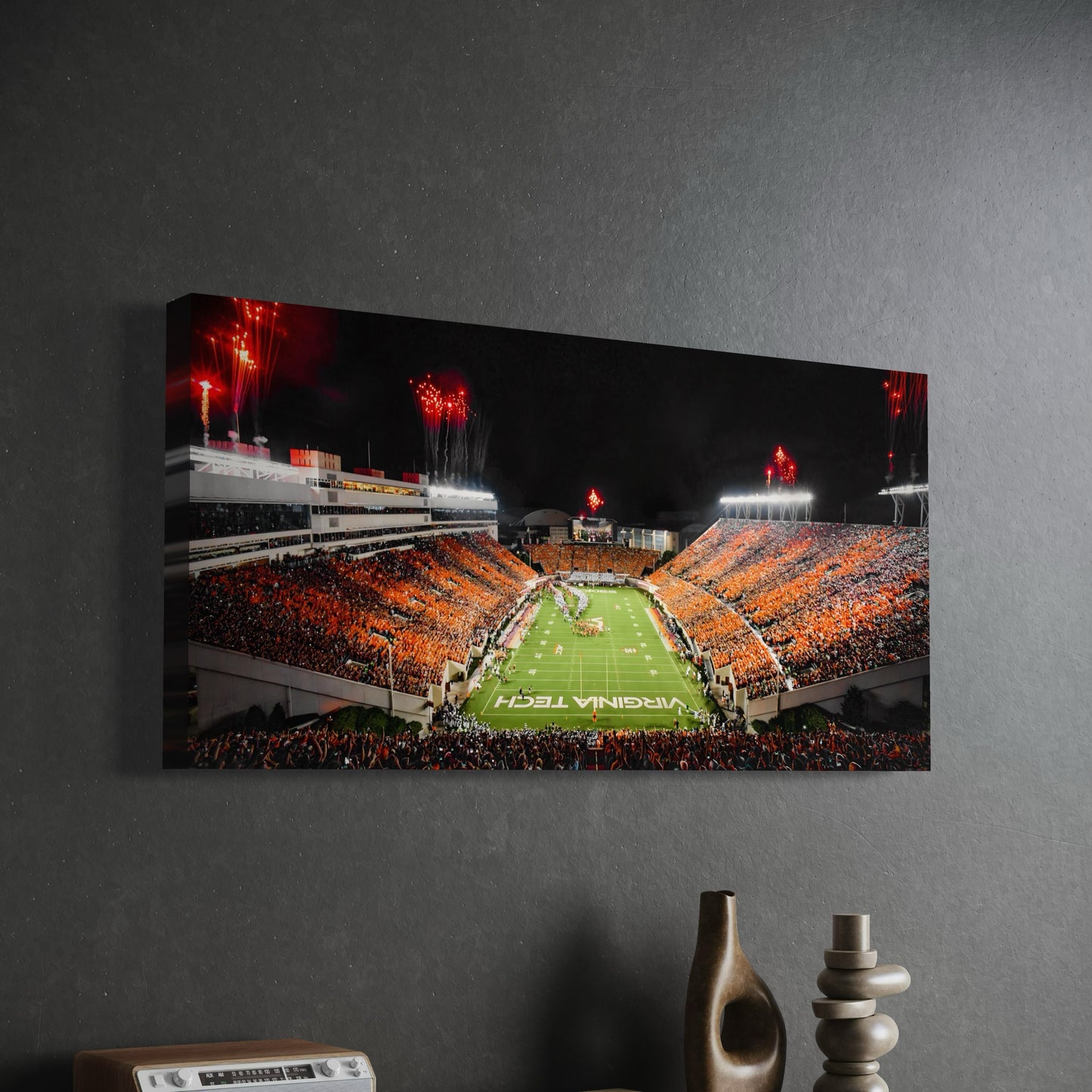 VIRGINIA TECH HOKIES CANVAS "HOKIE GLORY" LANE STADIUM