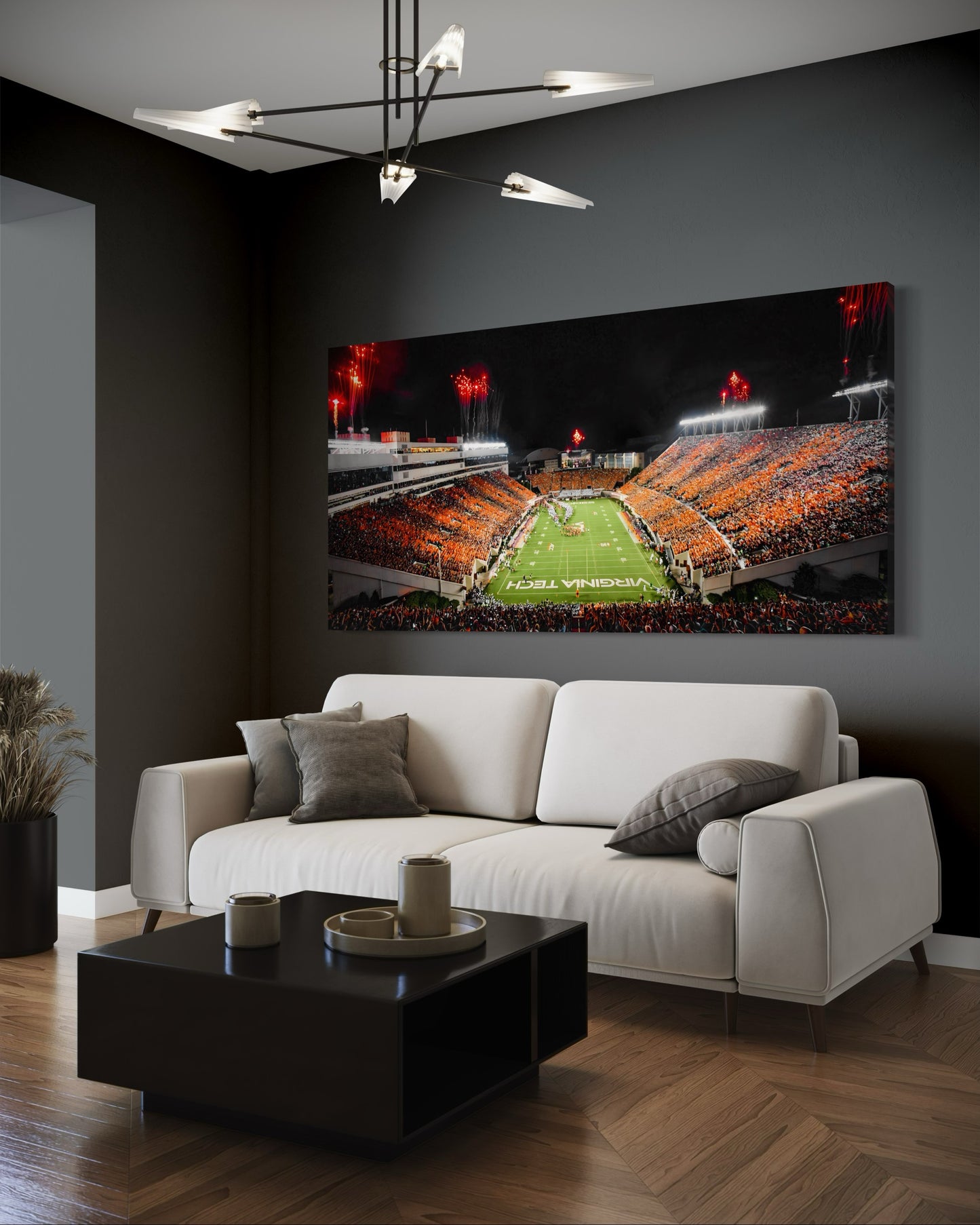 VIRGINIA TECH HOKIES CANVAS "HOKIE GLORY" LANE STADIUM