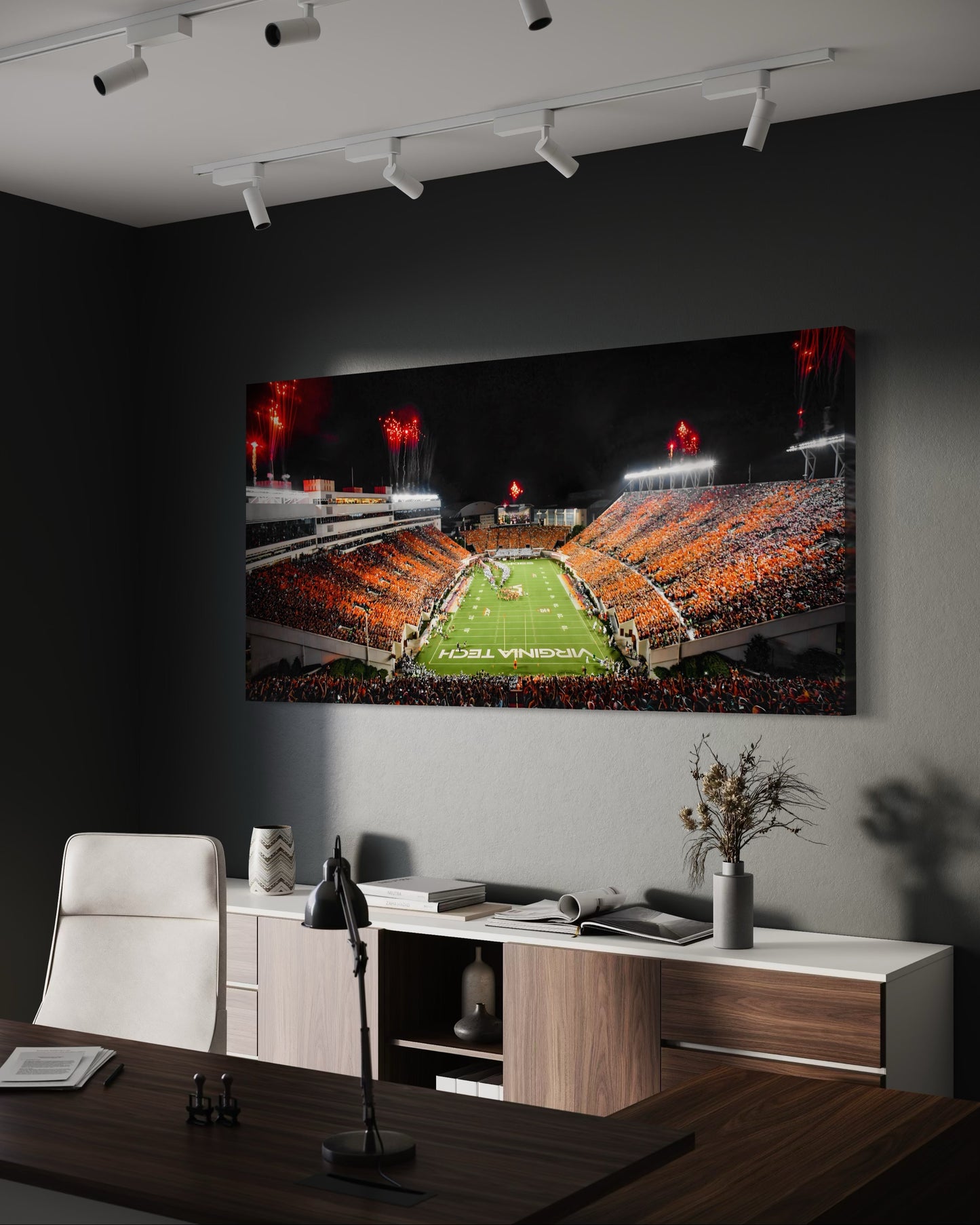 VIRGINIA TECH HOKIES CANVAS "HOKIE GLORY" LANE STADIUM