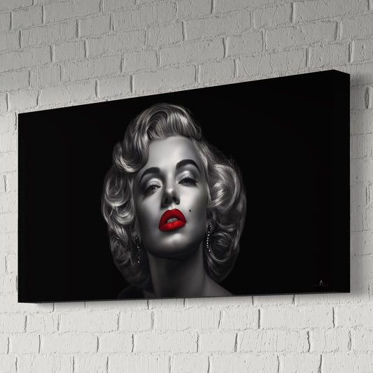 MARILYN MONROE CANVAS "SEDUCTIVE SILENCE"