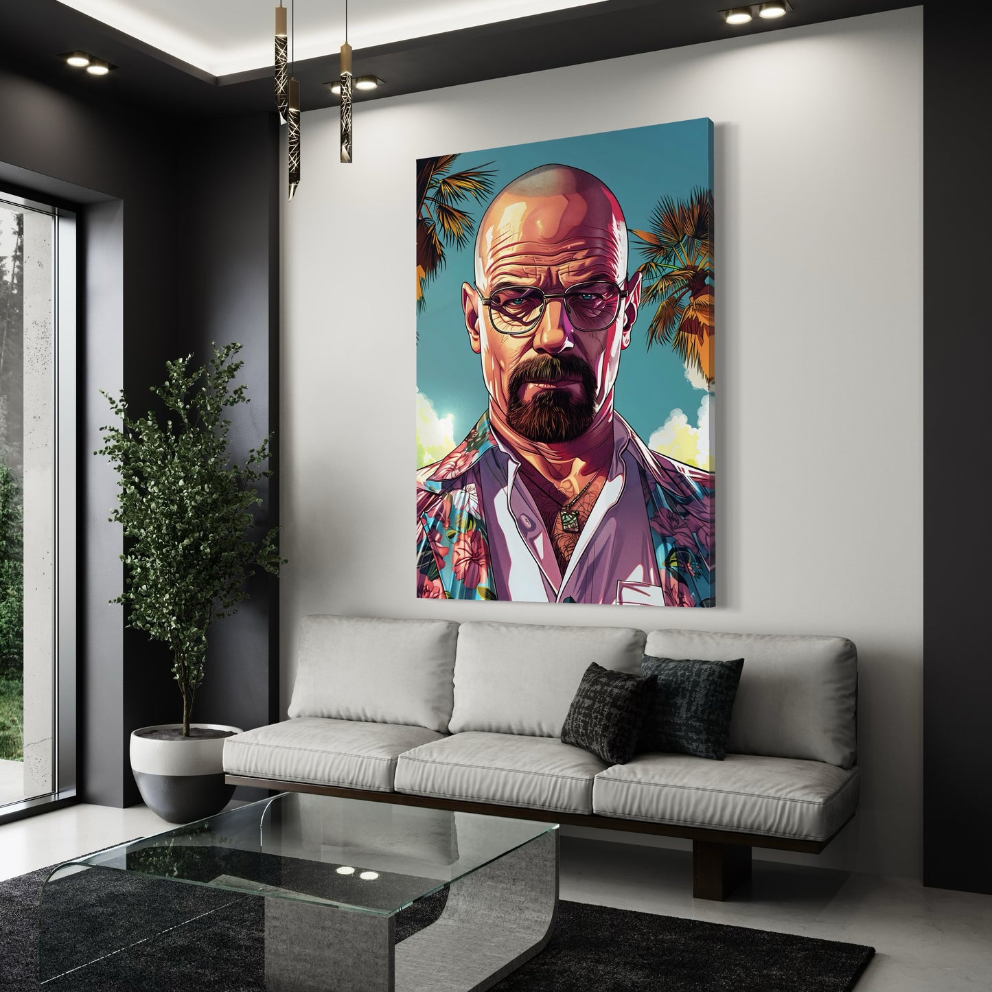 WALTER WHITE GTA CANVAS "SCIENCE & SIN" BREAKING BAD