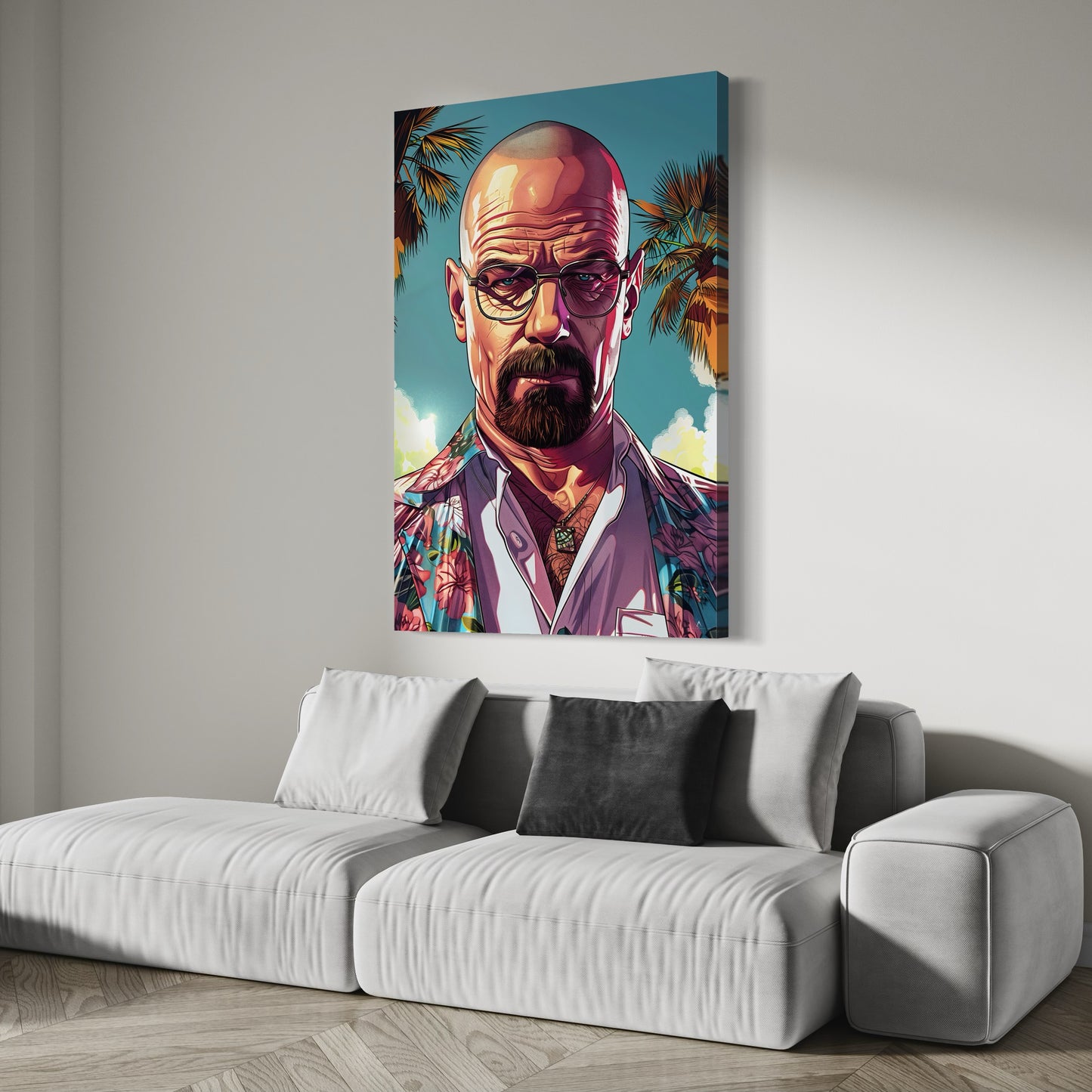 WALTER WHITE GTA CANVAS "SCIENCE & SIN" BREAKING BAD