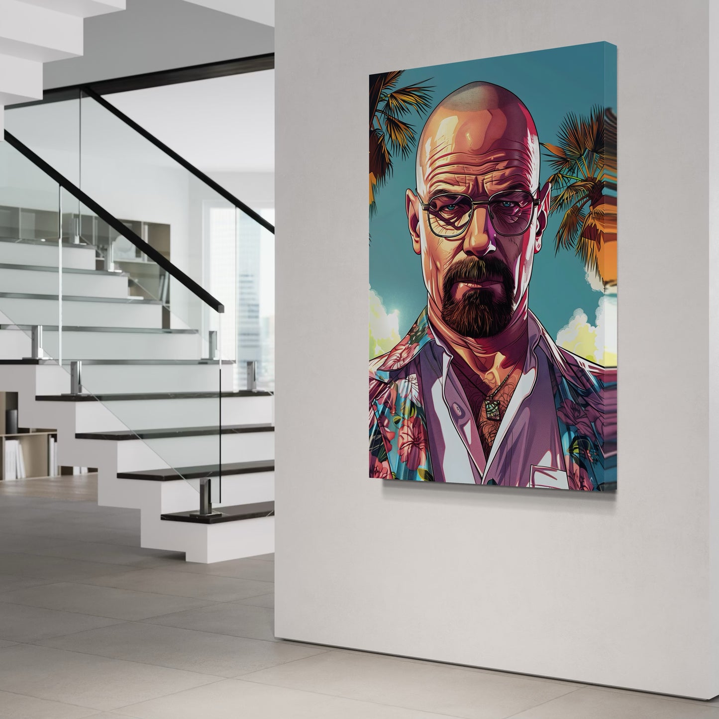 WALTER WHITE GTA CANVAS "SCIENCE & SIN" BREAKING BAD