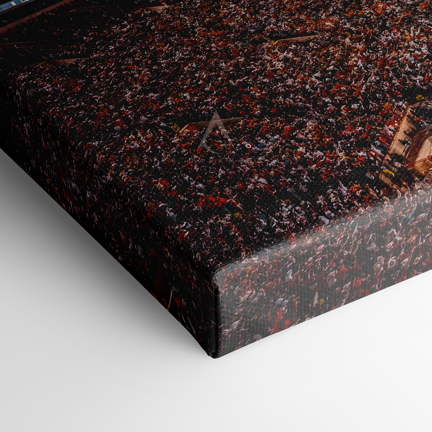 TEXAS LONGHORNS CANVAS "LONGHORN NIGHTS" DARRELL K ROYAL TEXAS MEMORIAL STADIUM