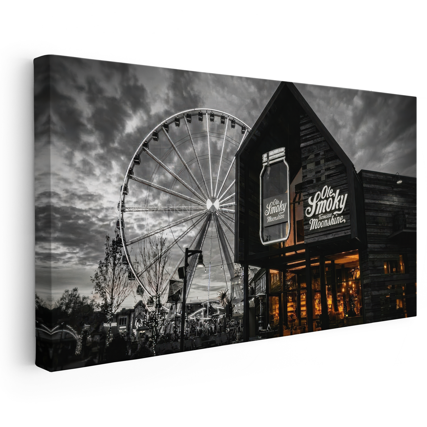 THE ISLAND PIGEON FORGE TENNESSEE CANVAS "MOONSHINE & SKYLINES"
