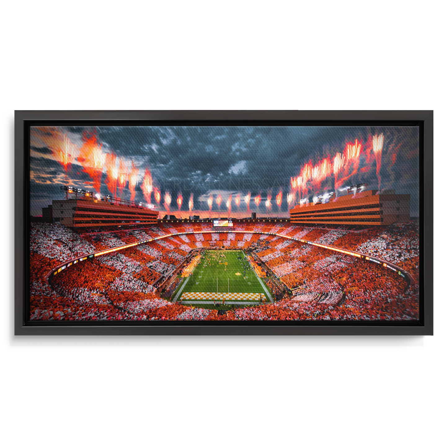 TENNESSEE VOLUNTEERS CANVAS "ROCKY TOP REFLECTIONS" NEYLAND STADIUM