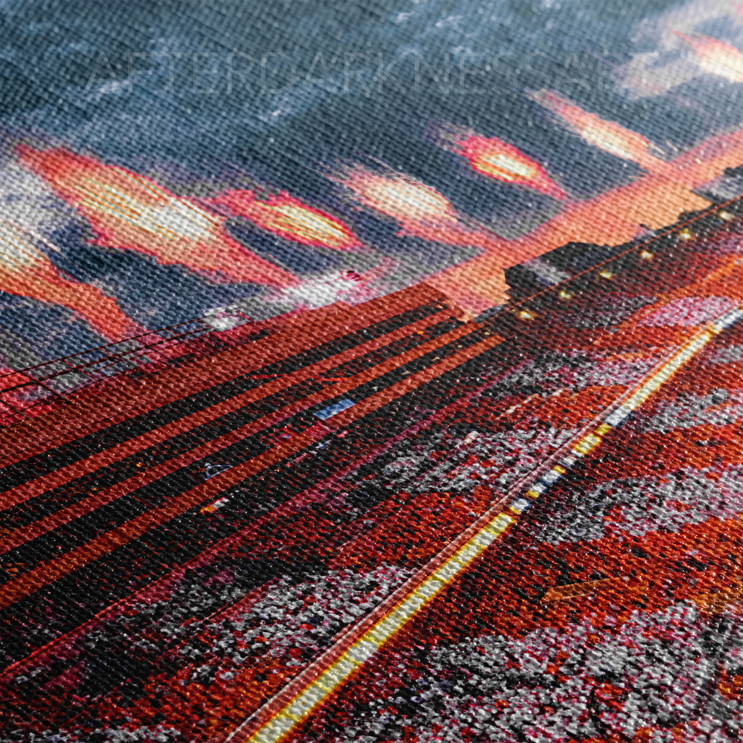 TENNESSEE VOLUNTEERS CANVAS "ROCKY TOP REFLECTIONS" NEYLAND STADIUM