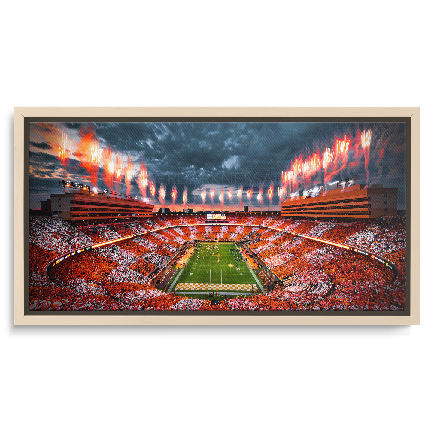 TENNESSEE VOLUNTEERS CANVAS "ROCKY TOP REFLECTIONS" NEYLAND STADIUM