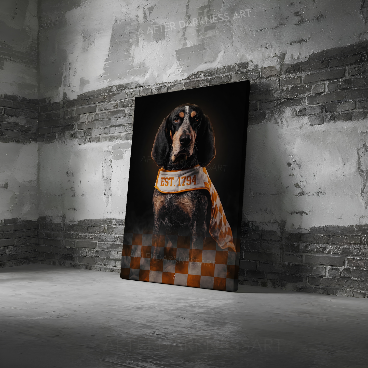 TENNESSEE VOLUNTEERS CANVAS "1794 LEGACY" SMOKEY MASCOT