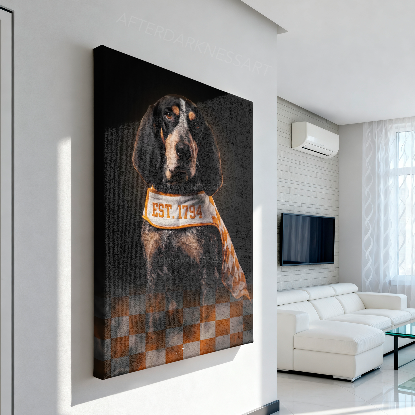 TENNESSEE VOLUNTEERS CANVAS "1794 LEGACY" SMOKEY MASCOT