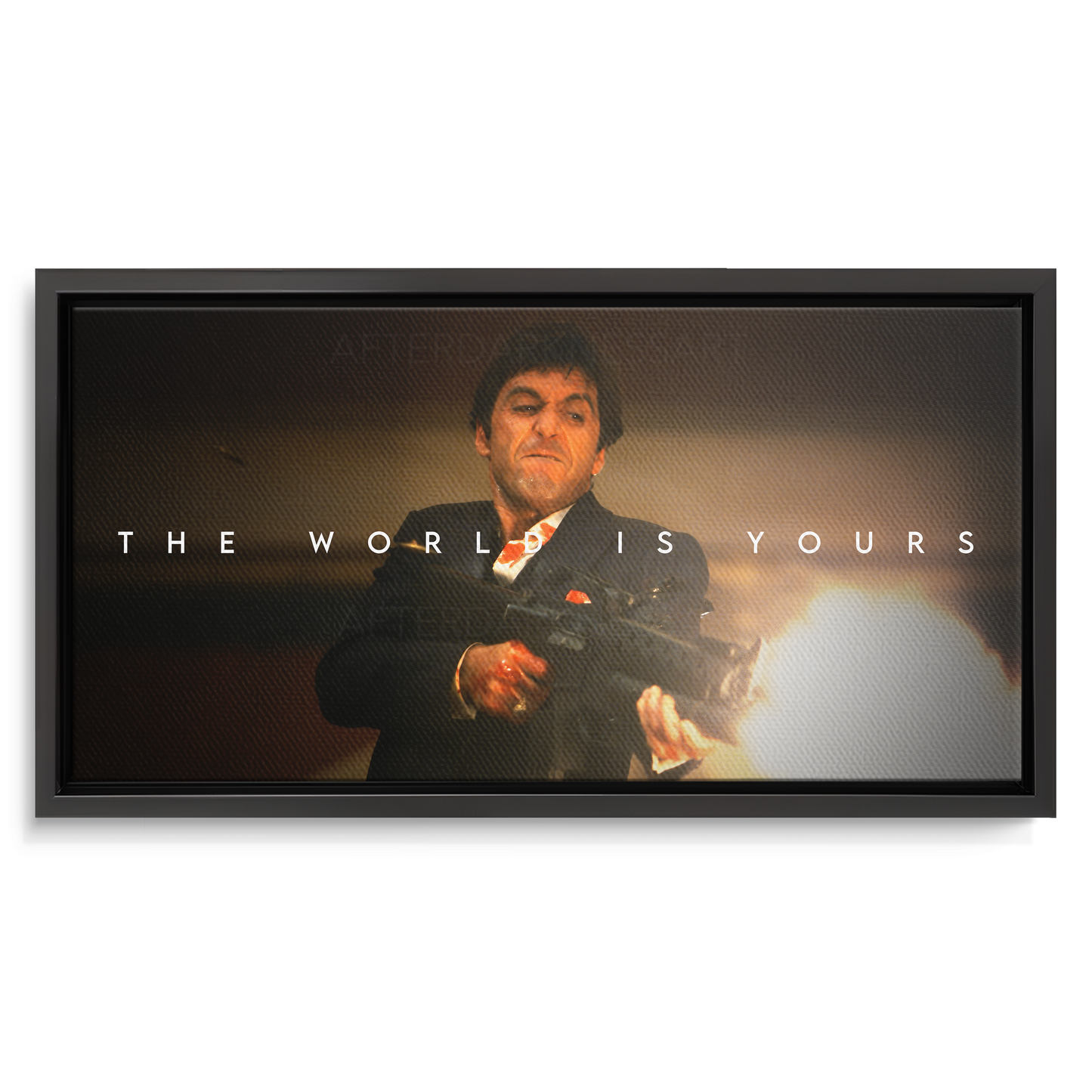 THE WORLD IS YOURS - TONY MONTANA - SCARFACE (COLOR)
