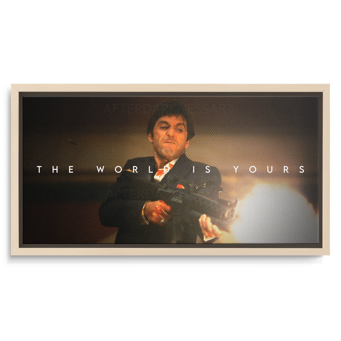 THE WORLD IS YOURS - TONY MONTANA - SCARFACE (COLOR)