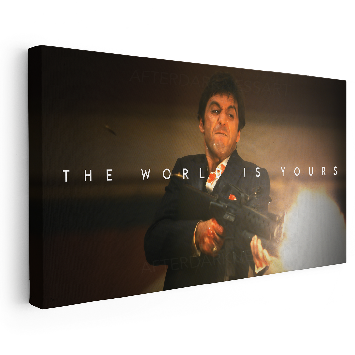 THE WORLD IS YOURS - TONY MONTANA - SCARFACE (COLOR)