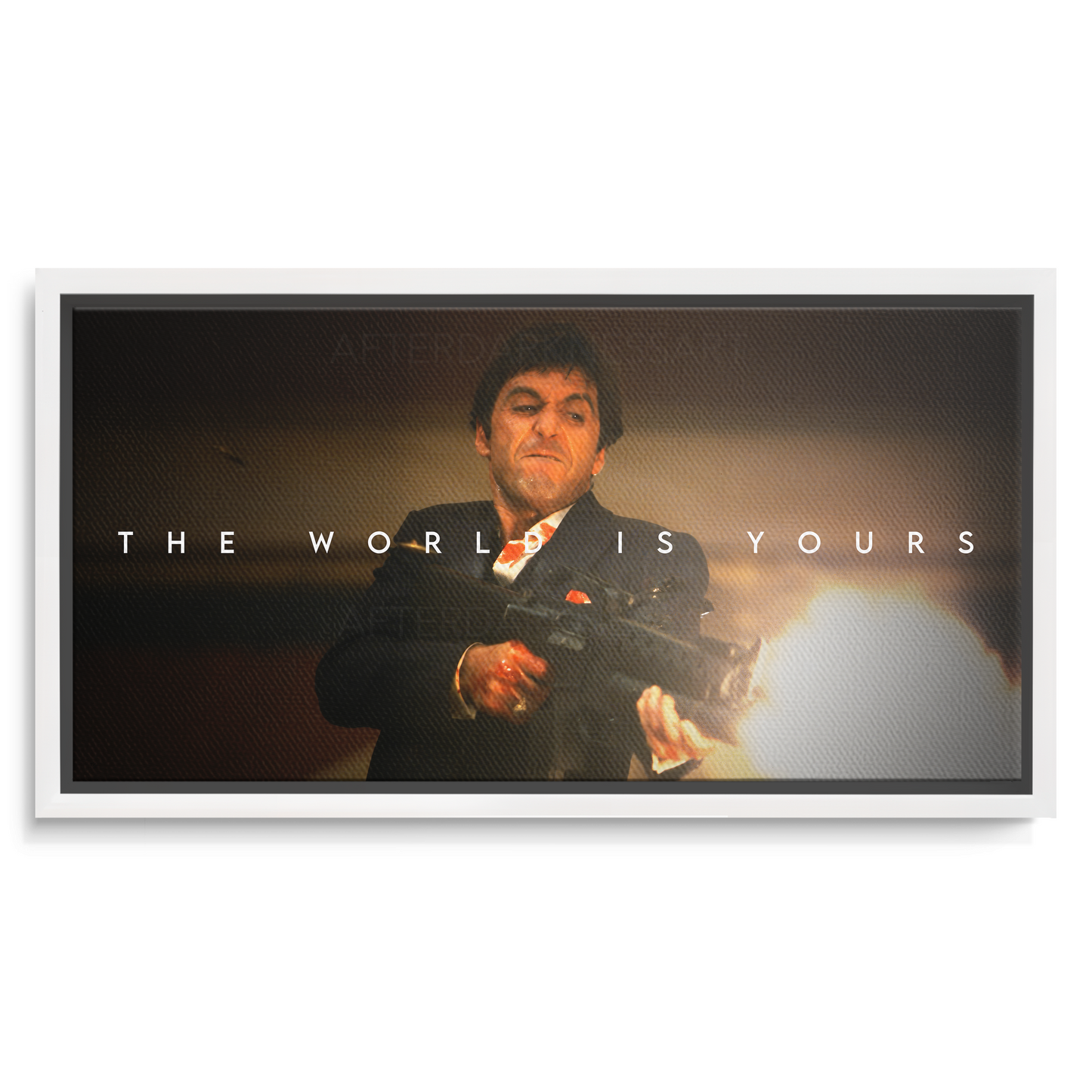 THE WORLD IS YOURS - TONY MONTANA - SCARFACE (COLOR)