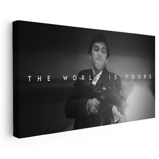 THE WORLD IS YOURS - TONY MONTANA - SCARFACE