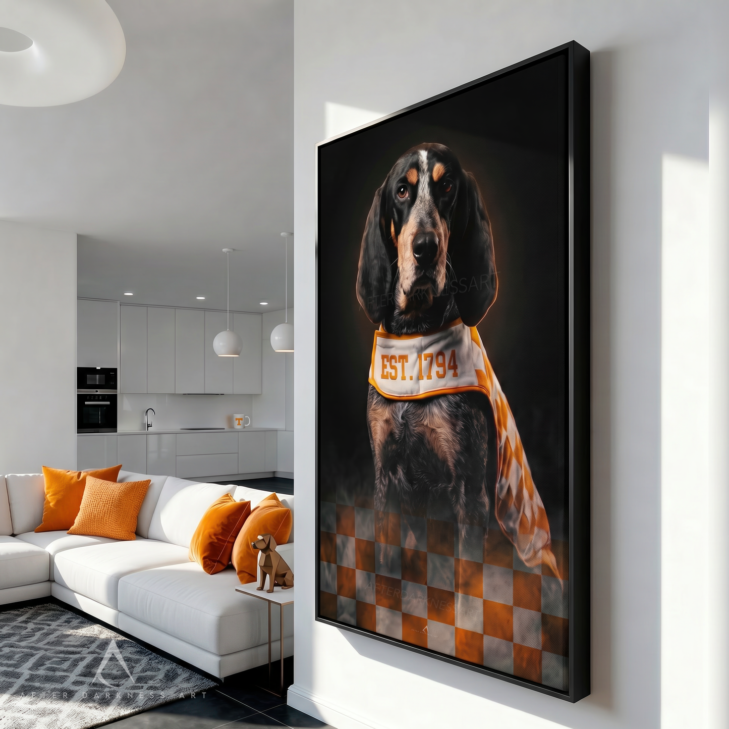 TENNESSEE VOLUNTEERS CANVAS "1794 LEGACY" SMOKEY MASCOT