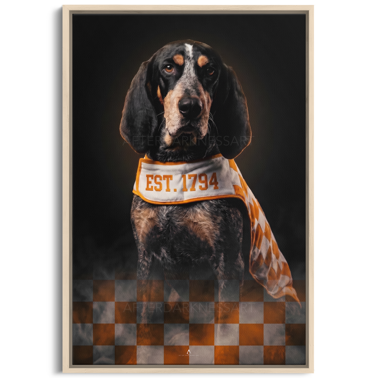 TENNESSEE VOLUNTEERS CANVAS "1794 LEGACY" SMOKEY MASCOT